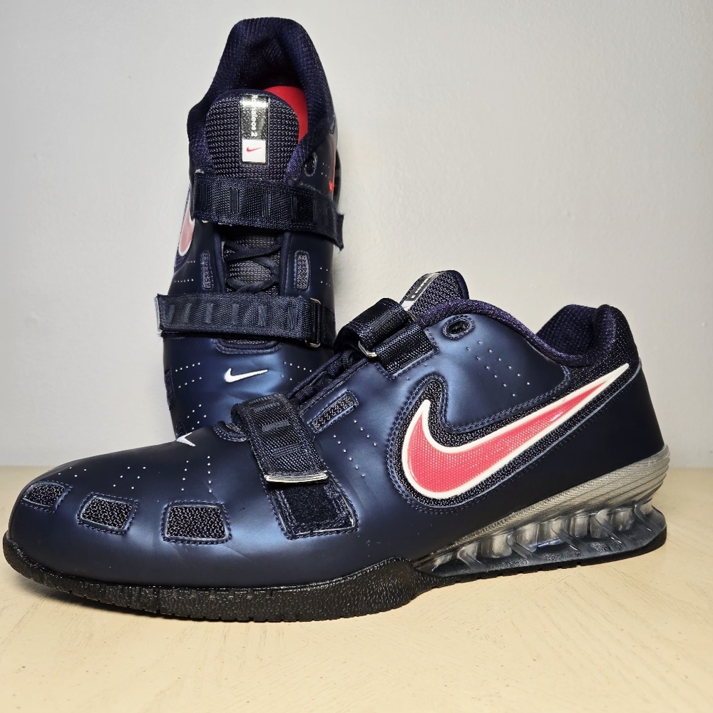 Nike Romaleos 2 Mens Size 17 Weightlifting Shoes 476927-461 Blue PowerBridge